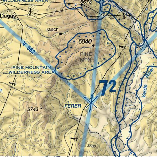 FAA VFR chart of Soda Spring Number One, AZ