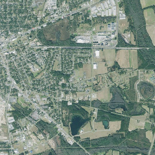 Aerial imagery of Scott Park, GA