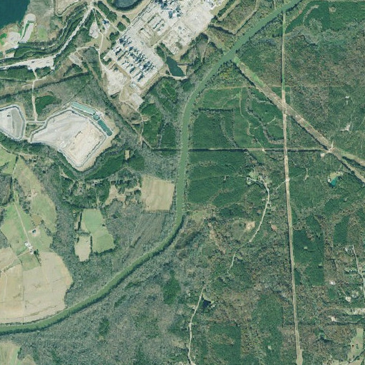 Aerial imagery of Webbs Ferry, GA