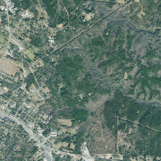 Aerial imagery of Elbert County, GA