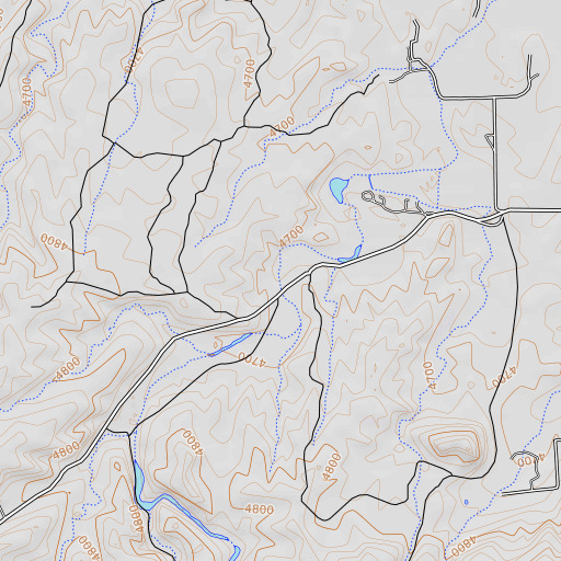 OpenTopoMap map of Stephens Well, AZ