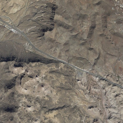 Aerial imagery of Coyote Pass, AZ