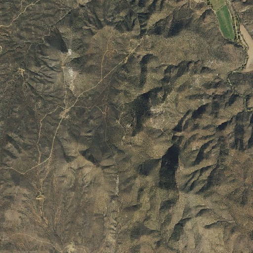 Aerial imagery of Stoddard Mine, AZ