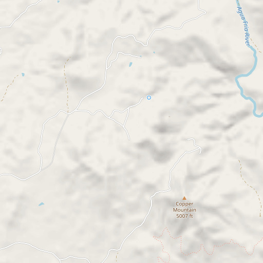 OpenStreetMap map of Stoddard Mine, AZ