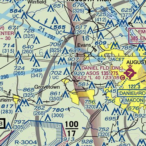 FAA VFR chart of Steiner School (historical), GA