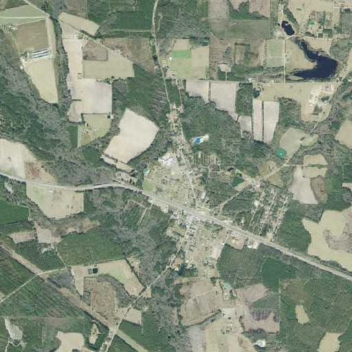 Aerial imagery of Odum Elementary School, GA