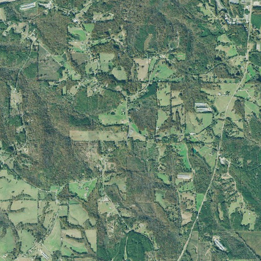 Aerial imagery of Black Jack Mountain, GA
