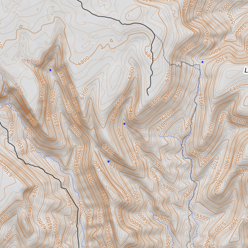 OpenTopoMap map of Taft Spring, AZ