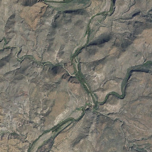 Aerial imagery of Tangle Creek, AZ