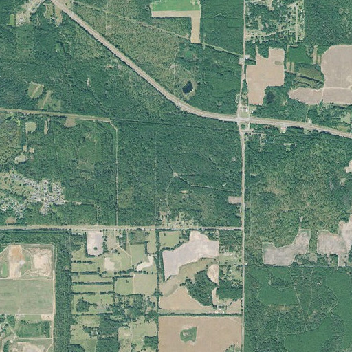 Aerial imagery of WGPC-FM (Albany), GA