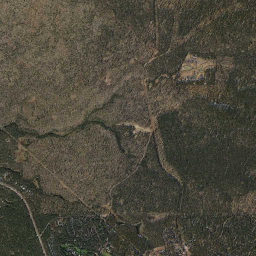 Aerial imagery of Thompson Spring, AZ