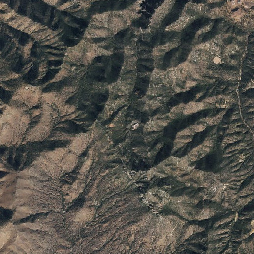 Aerial imagery of Thunder Mine, AZ