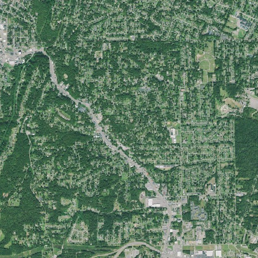 Aerial imagery of Lakeview Elementary School, GA