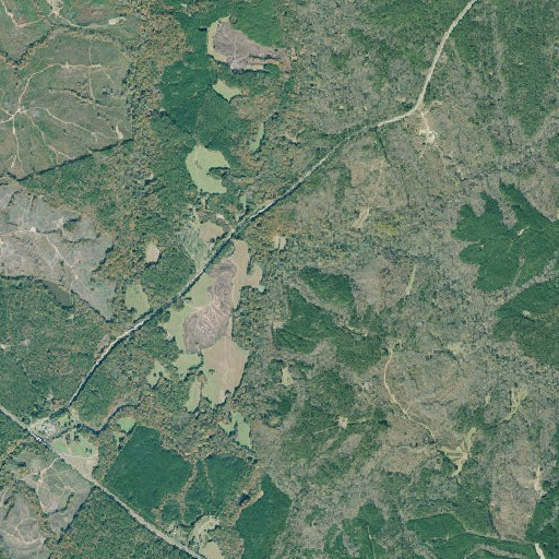 Aerial imagery of Beaverdam Creek, GA