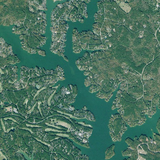 Aerial imagery of Beaverdam Creek, GA