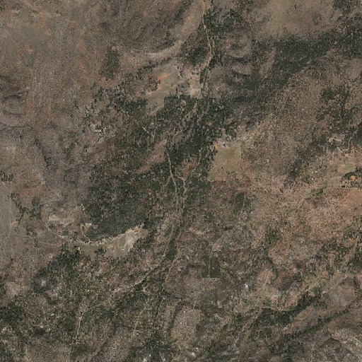 Aerial imagery of Trough Spring Draw, AZ