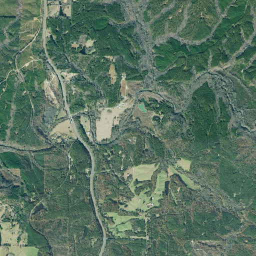 Aerial imagery of Cochran Creek, GA