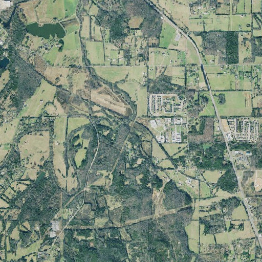 Aerial imagery of Crawfish Creek, GA