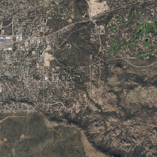 Aerial imagery of Turkey Spring, AZ