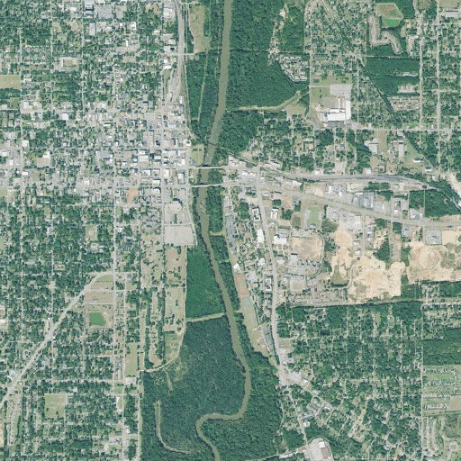 Aerial imagery of Hazard Training School, GA