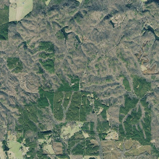 Aerial imagery of Hightower Mountain, GA