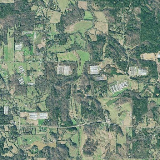 Aerial imagery of Jacks Creek, GA