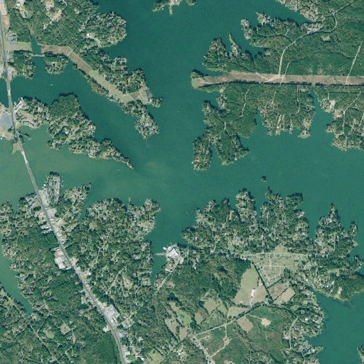 Aerial imagery of Little River, GA
