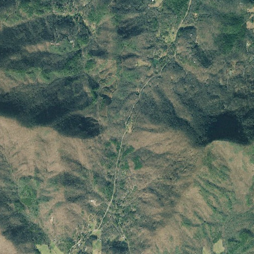 Aerial imagery of Trackrock Gap, GA