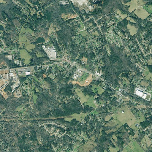 Aerial imagery of Auburn Elementary School, GA