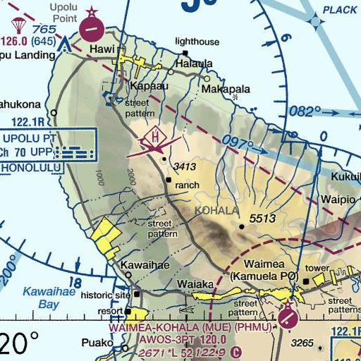 FAA VFR chart of Ahu Noa, HI
