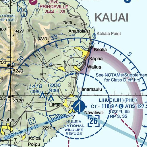 FAA VFR chart of Bellstone, HI