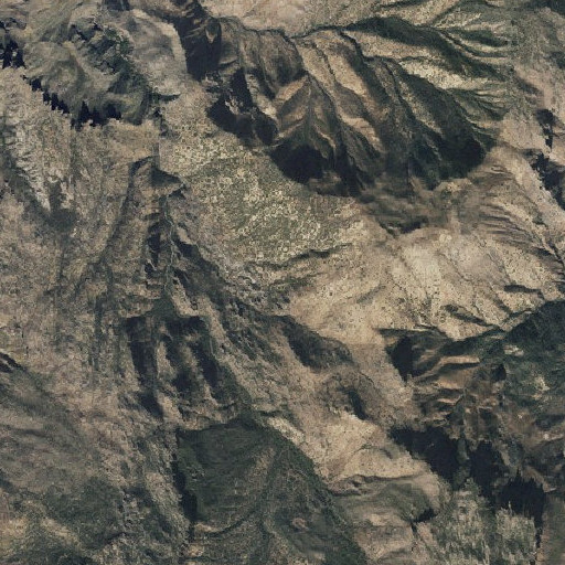 Aerial imagery of Walnut Spring, AZ