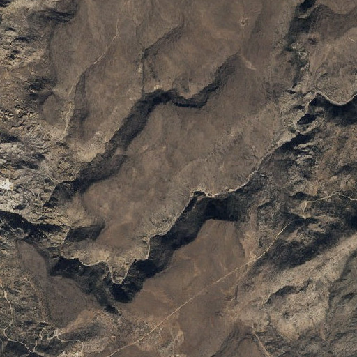 Aerial imagery of Warm Spring Point, AZ
