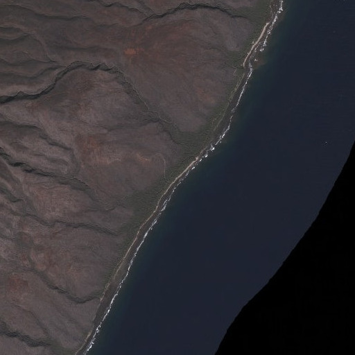 Aerial imagery of Kahemanō, HI