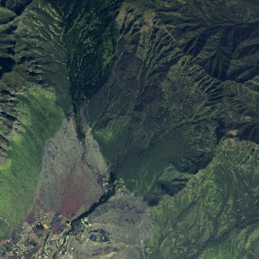 Aerial imagery of Kalalula Stream, HI