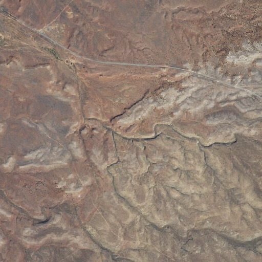 Aerial imagery of Crowbar Point, AZ