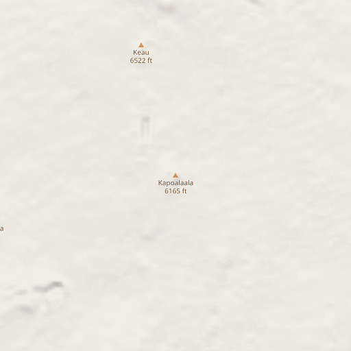 OpenStreetMap map of Kapoalaala, HI