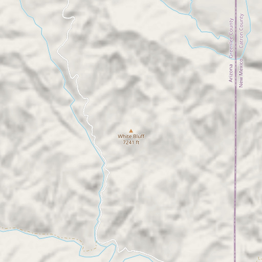 OpenStreetMap map of White Bluff, AZ