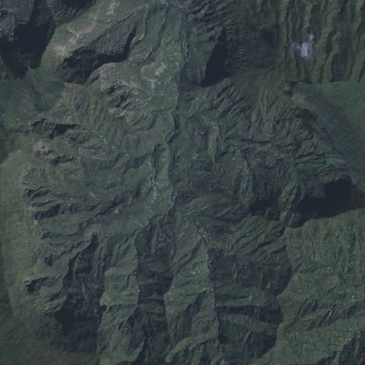 Aerial imagery of Kaweea, HI