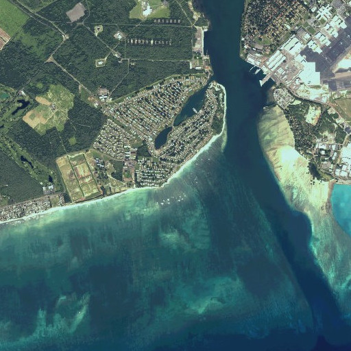 Aerial imagery of Keahi Point, HI