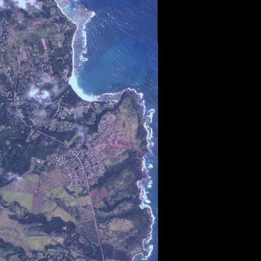 Aerial imagery of Laelīpoa, HI