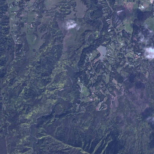 Aerial imagery of Ooluaili, HI