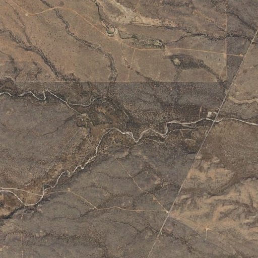 Aerial imagery of Cuadro Wash, AZ