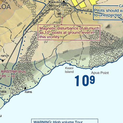 FAA VFR chart of Pu‘ukaone, HI
