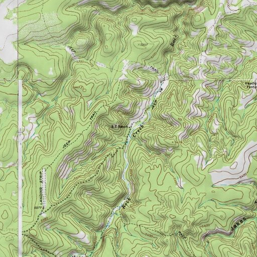 USGS 24K topo map of Z T Ranch, AZ