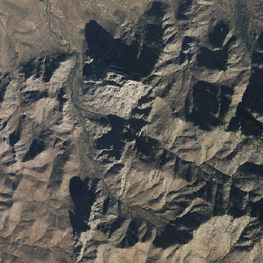 Aerial imagery of Chino Spring, AZ