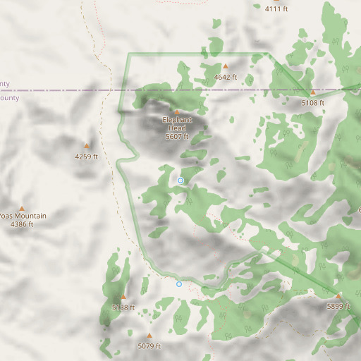 OpenStreetMap map of Chino Spring, AZ