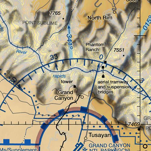 FAA VFR chart of Dana Butte, AZ