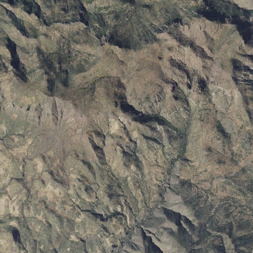 Aerial imagery of Brush Spring, AZ