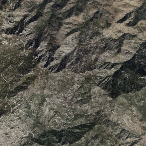 Aerial imagery of Bear Saddle, AZ